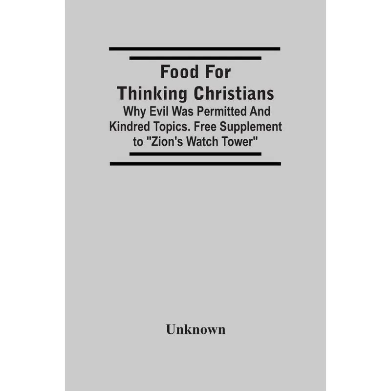 Food For Thinking Christians