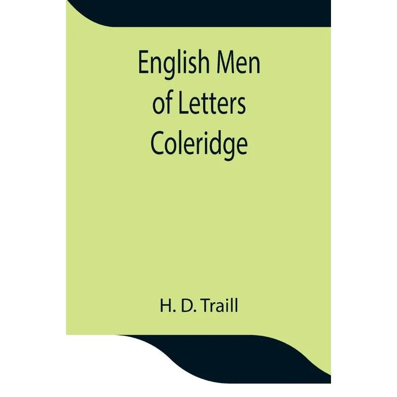 English Men of Letters, Coleridge