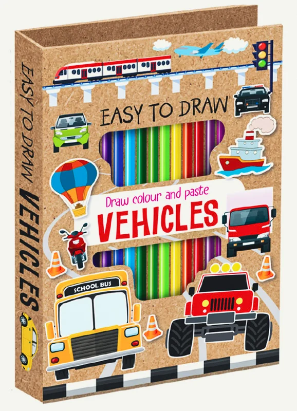 Draw Colour And Paste - Vehicles