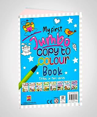 My First Jumbo - Copy To Colour Book