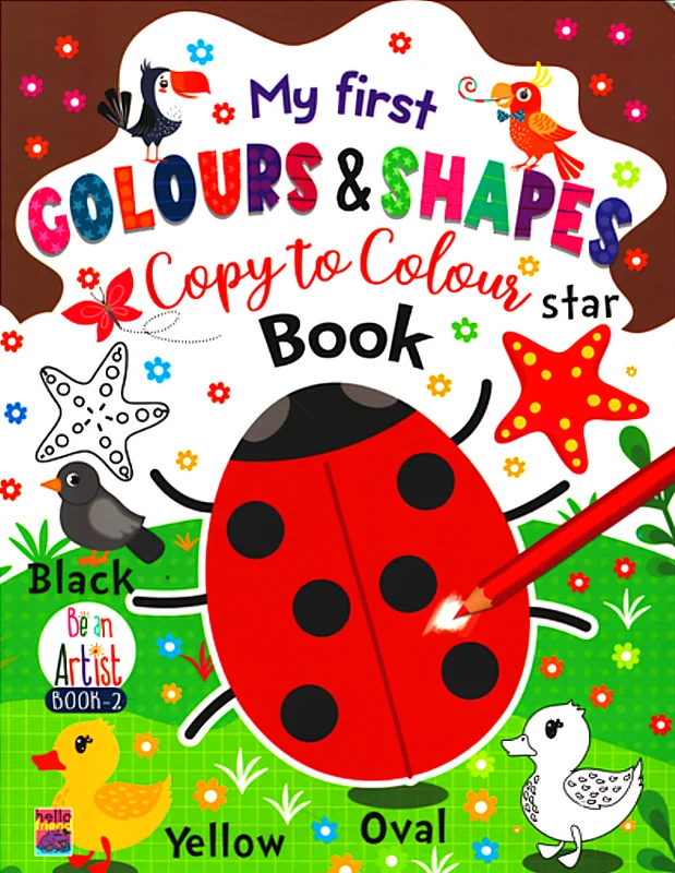 My First Colours & Shapes Copy To Colour
