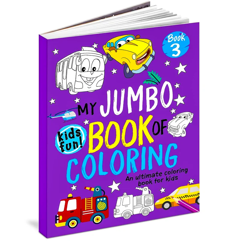 My Jumbo Book Of Coloring (Purple)
