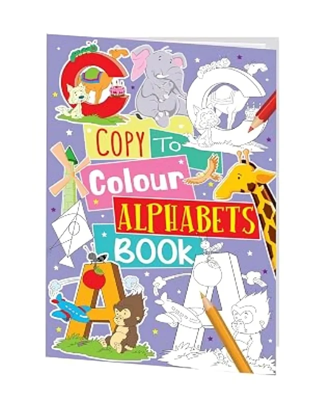 Copy To Colour - Alphabets Book