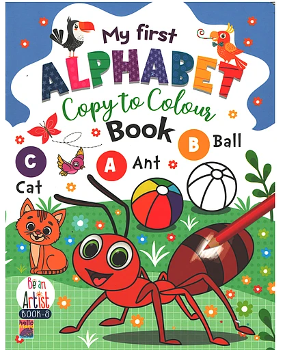 My First Alphabet Copy To Colour