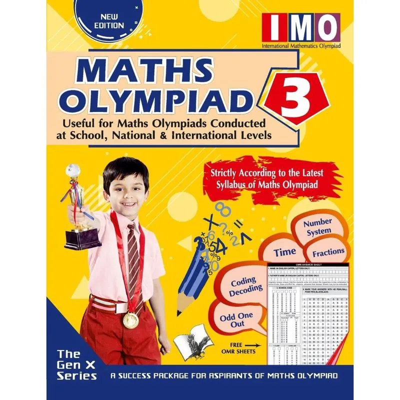 International Maths Olympiad - Class 3(With omr Sheets)