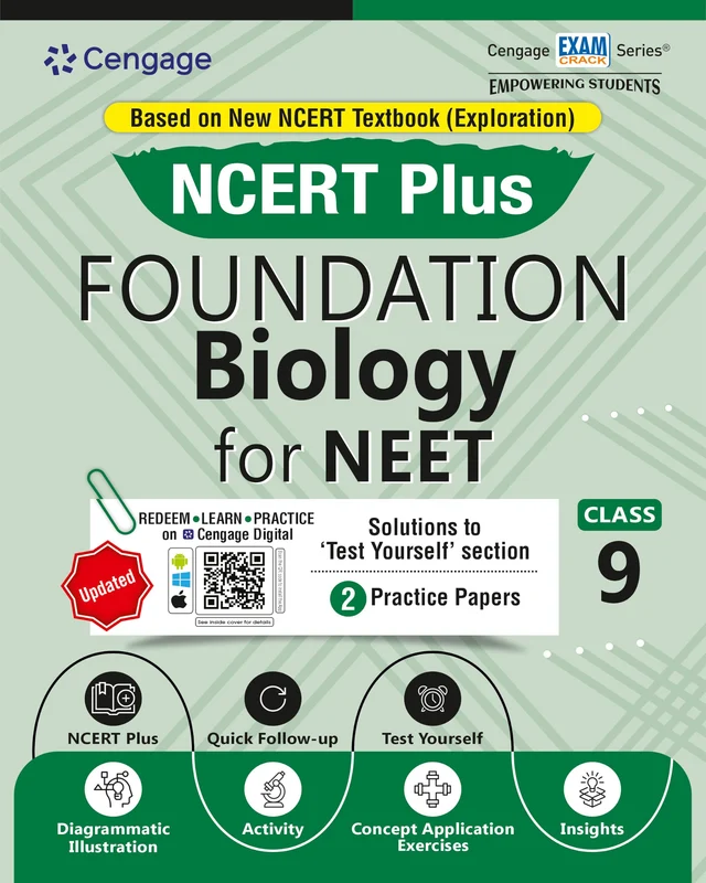 Cengage NCERT Plus Foundation Biology for NEET: Class 9 (As Per Revised 2026 NCERT Textbook, Exploration)