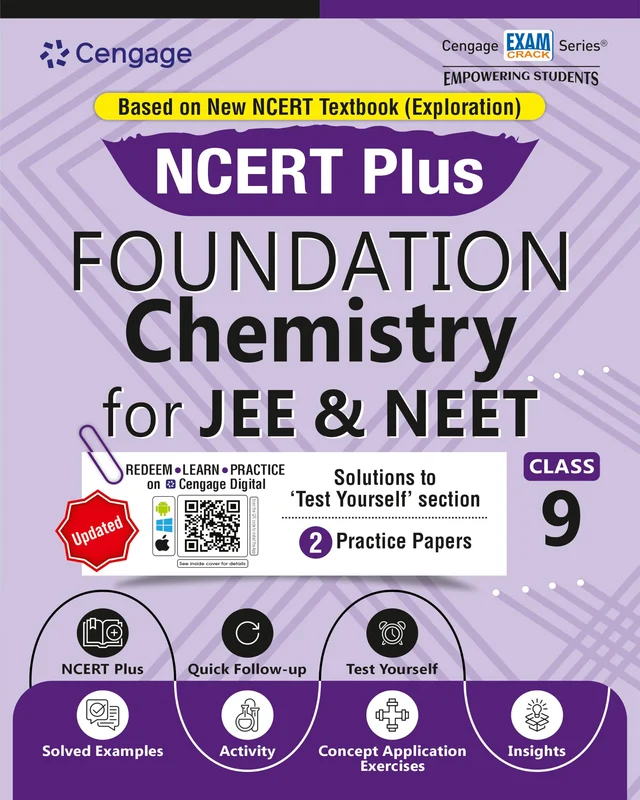 Cengage NCERT Plus Foundation Chemistry for JEE & NEET: Class 9 (As Per Revised 2026 NCERT Textbook, Exploration)