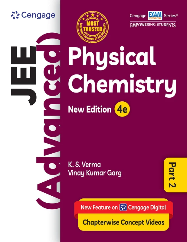 Cengage JEE (Advanced) Physical Chemistry Part 2 with Chapterwise Concept Videos & Online Assessments