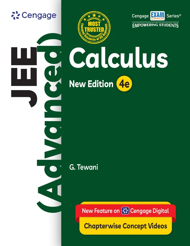 Cengage JEE (Advanced) Calculus with Chapterwise Concept Videos & Online Assessments