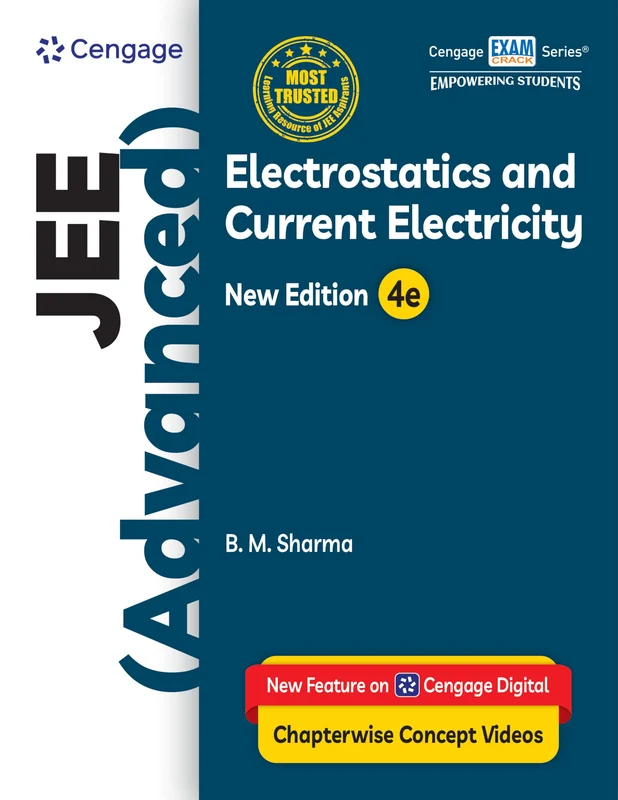 Cengage JEE (Advanced) Electrostatics and Current Electricity with Chapterwise Concept Videos & Online Assessments