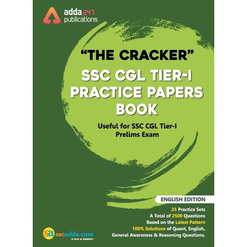 The Cracker Ssc Cgl Tier I Practice Papers Book ( In Englis