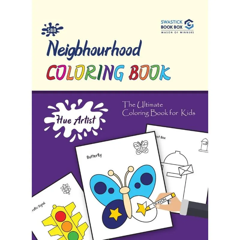 Hue Artist - Neighbourhood Colouring Book