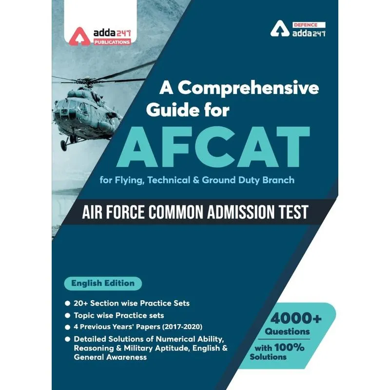 A Comprehensive Guide for AFCAT (English Medium)