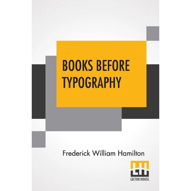 Books Before Typography