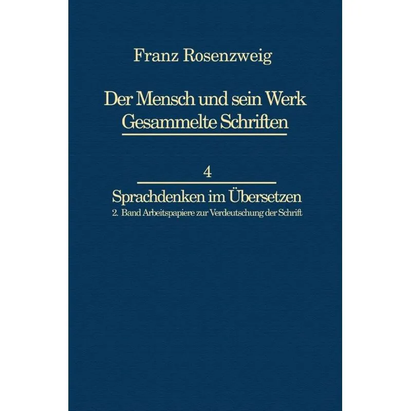 Franz Rosenzweig Sprachdenken