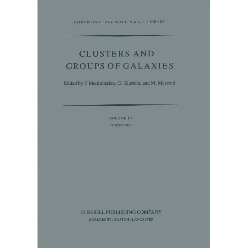 Clusters and Groups of Galaxies