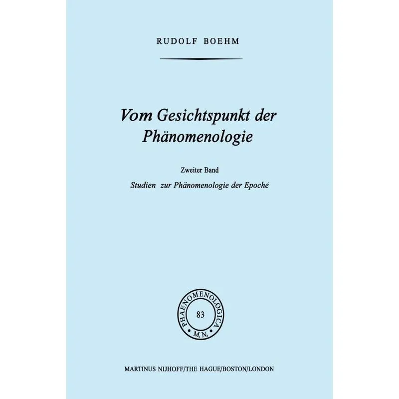 Vom Gesichtspunkt der Phänomenologie