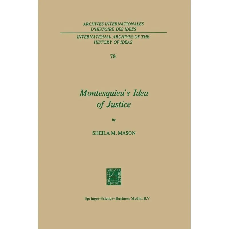 Montesquieu S Idea of Justice