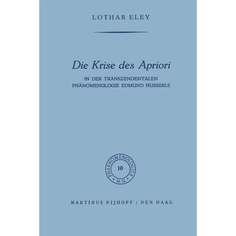 Die Krise Des Apriori