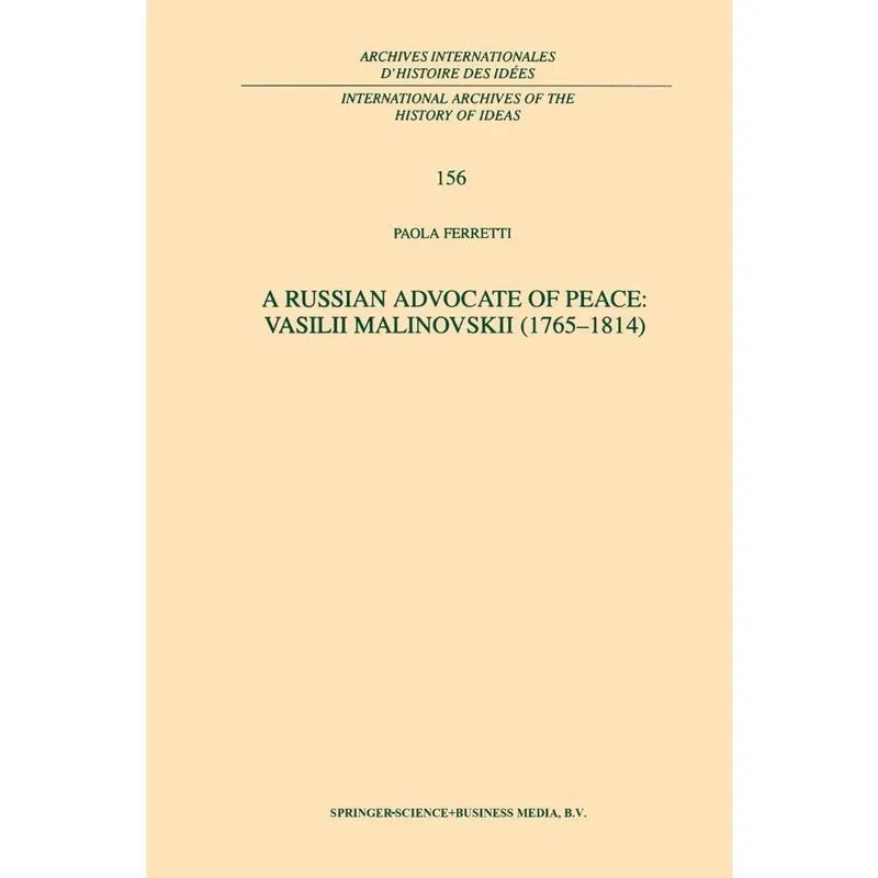 A Russian Advocate of Peace