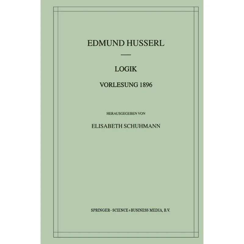 Logik Vorlesung 1896