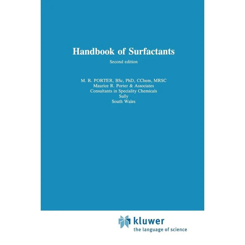 Handbook of Surfactants