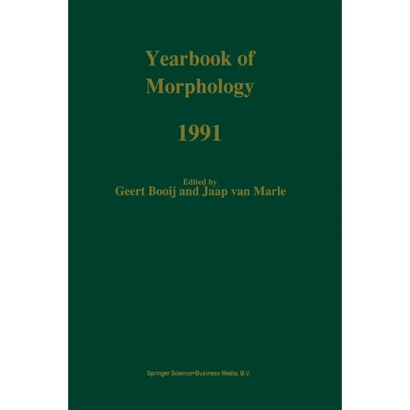 Yearbook of Morphology 1991