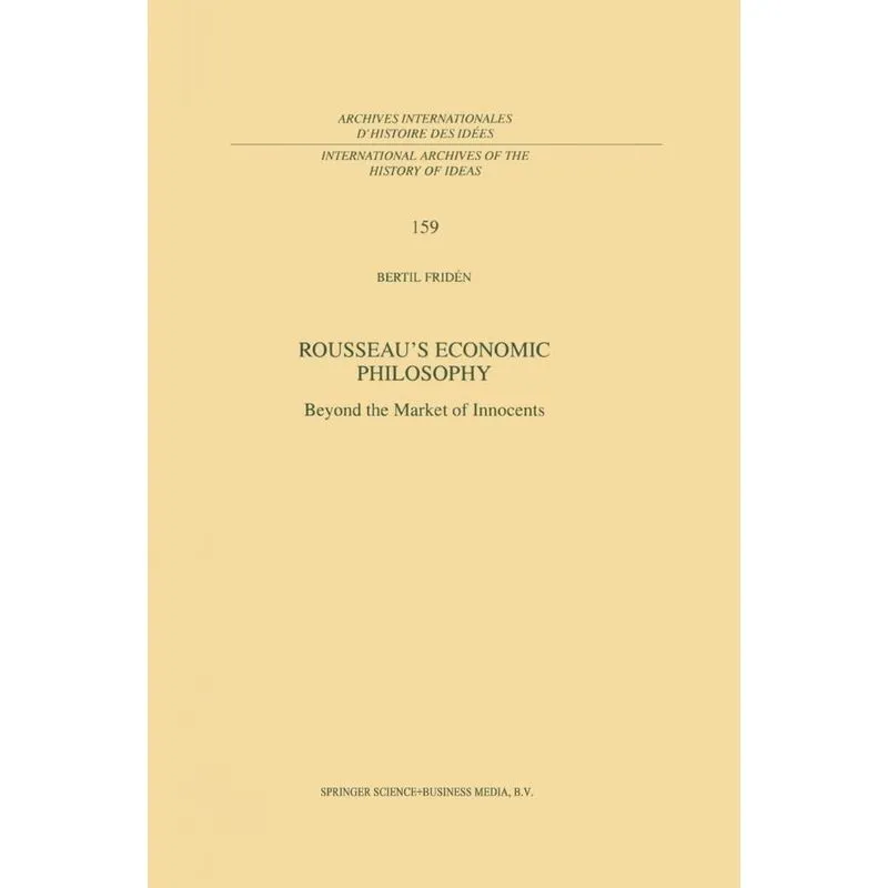 Rousseaus Economic Philosophy