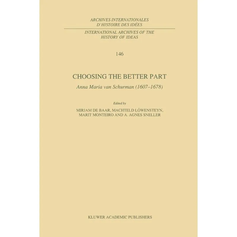 Choosing the Better Part