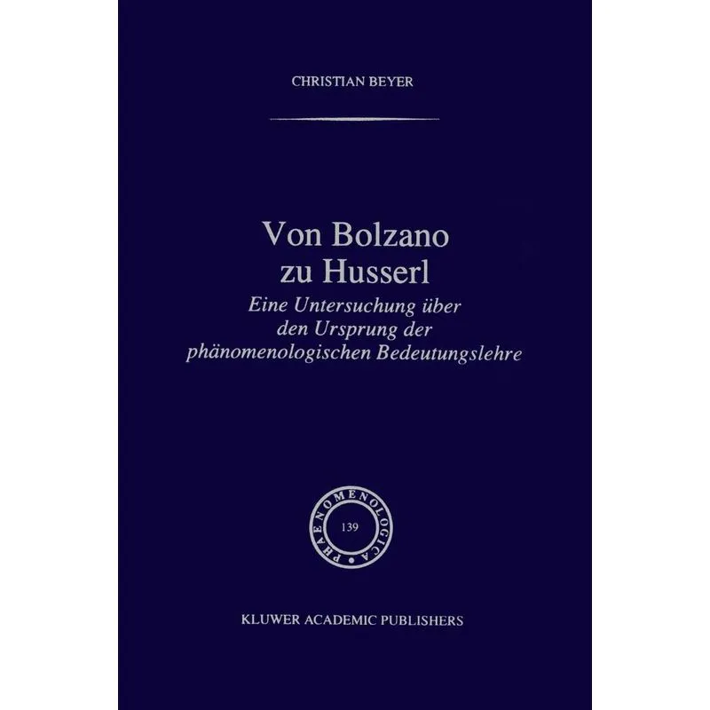 Von Bolzano zu Husserl