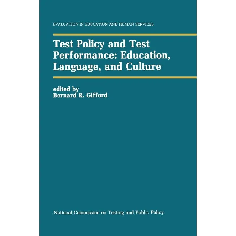 Test Policy and Test Performance