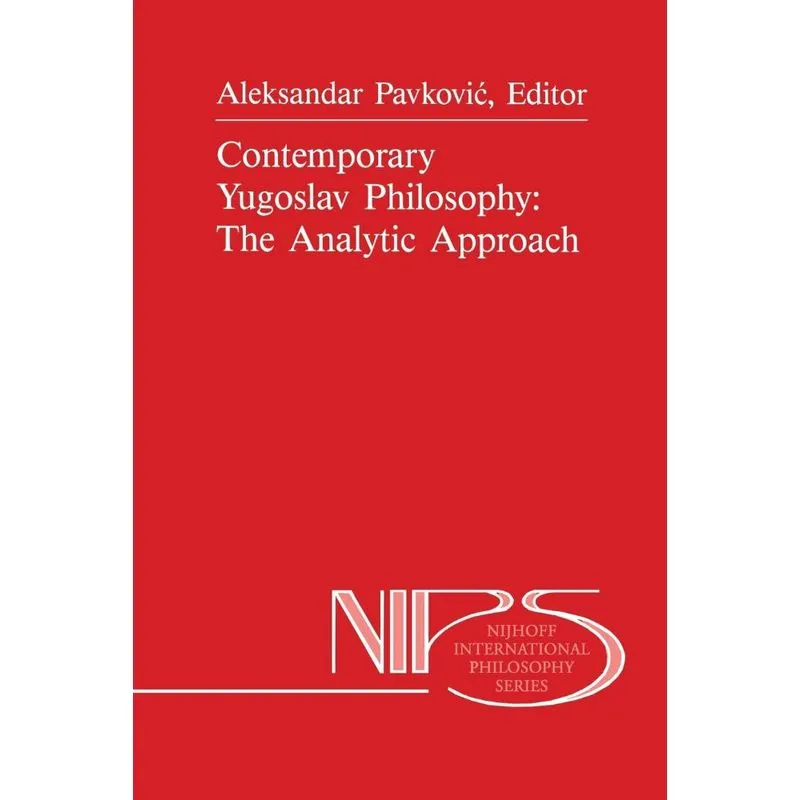 Contemporary Yugoslav Philosophy