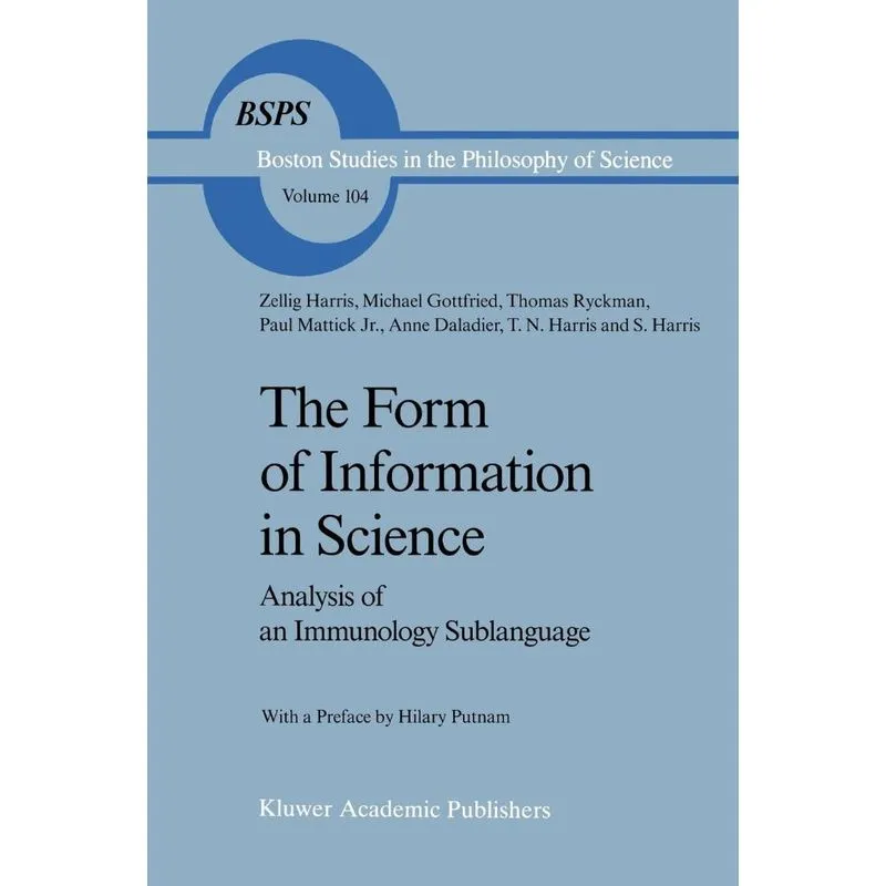The Form of Information in Science