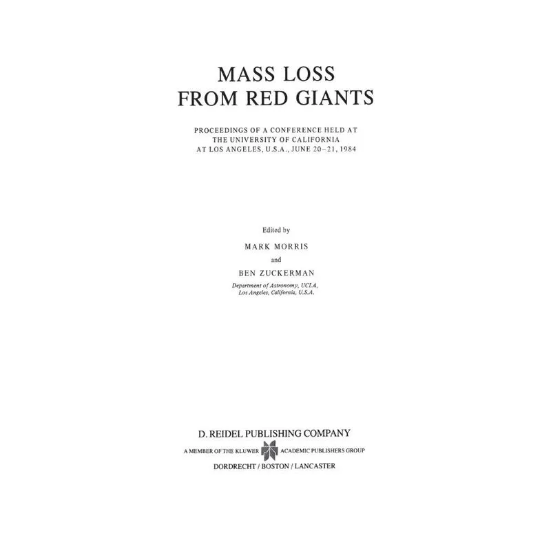 Mass Loss from Red Giants