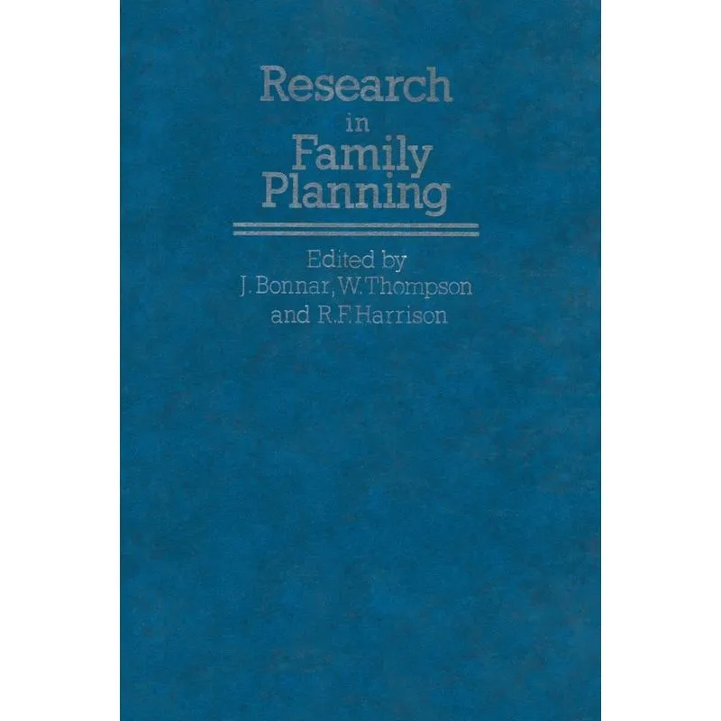 Research in Family Planning