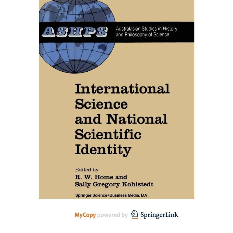 Livro International Science and National Scientific Identity