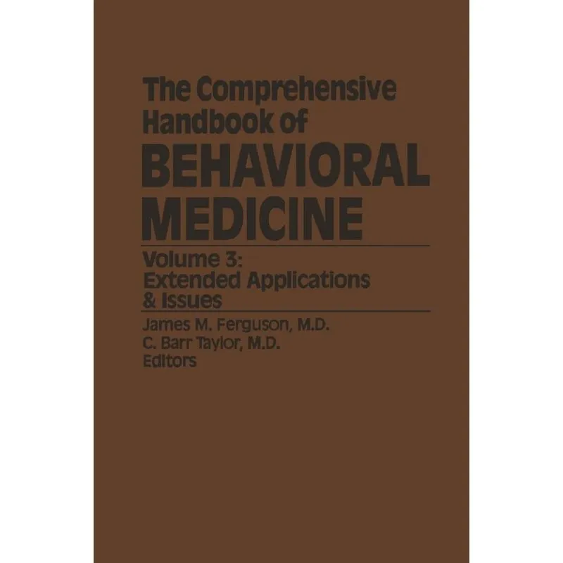 The Comprehensive Handbook of Behavioral Medicine
