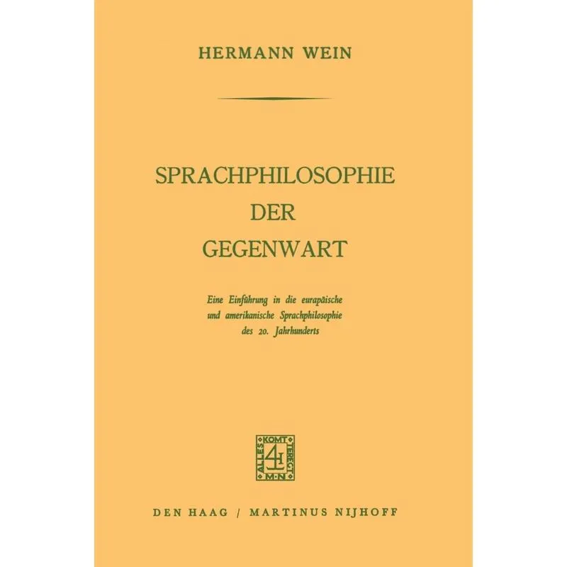 Sprachphilosophie der Gegenwart