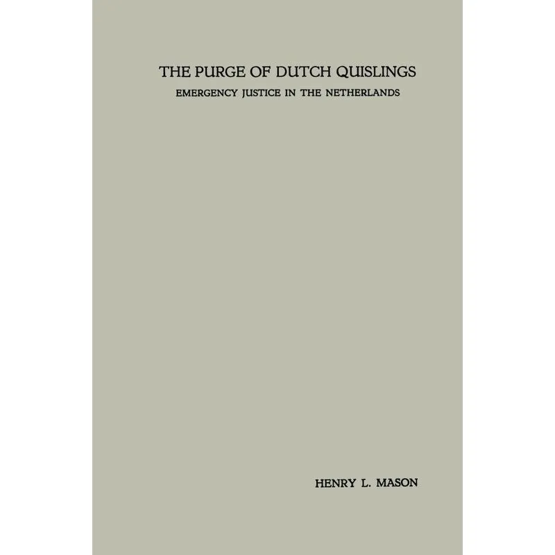 The Purge of Dutch Quislings