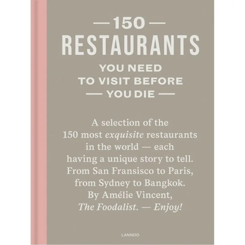 150 RESTAURANTS YOU NEED TO VISIT BEFORE YOU DIE