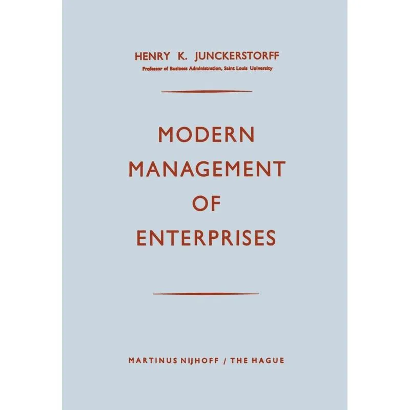 Modern Management of Enterprises