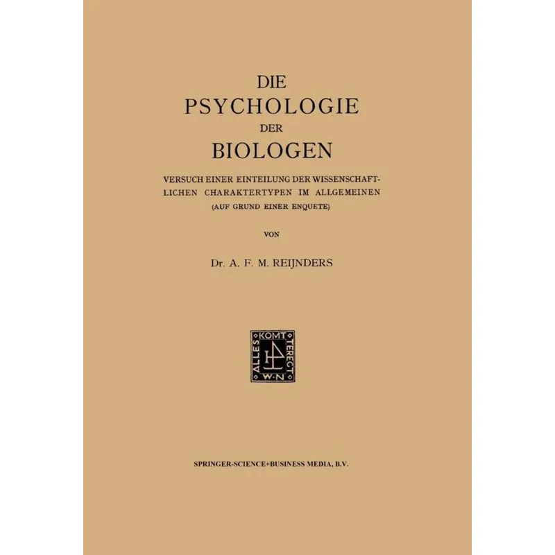 Die Psychologie Der Biologen