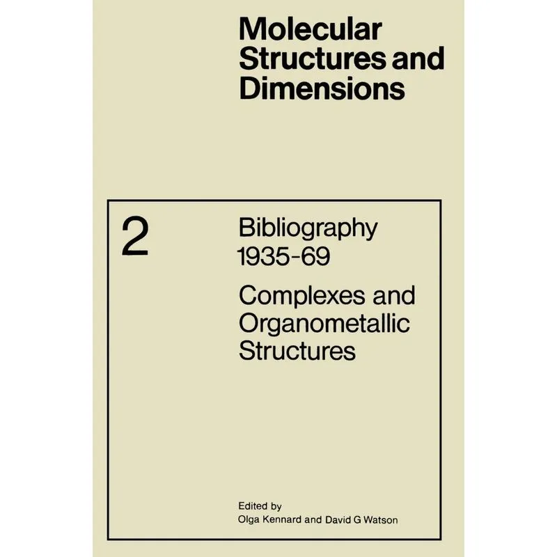 Complexes and Organometallic Structures