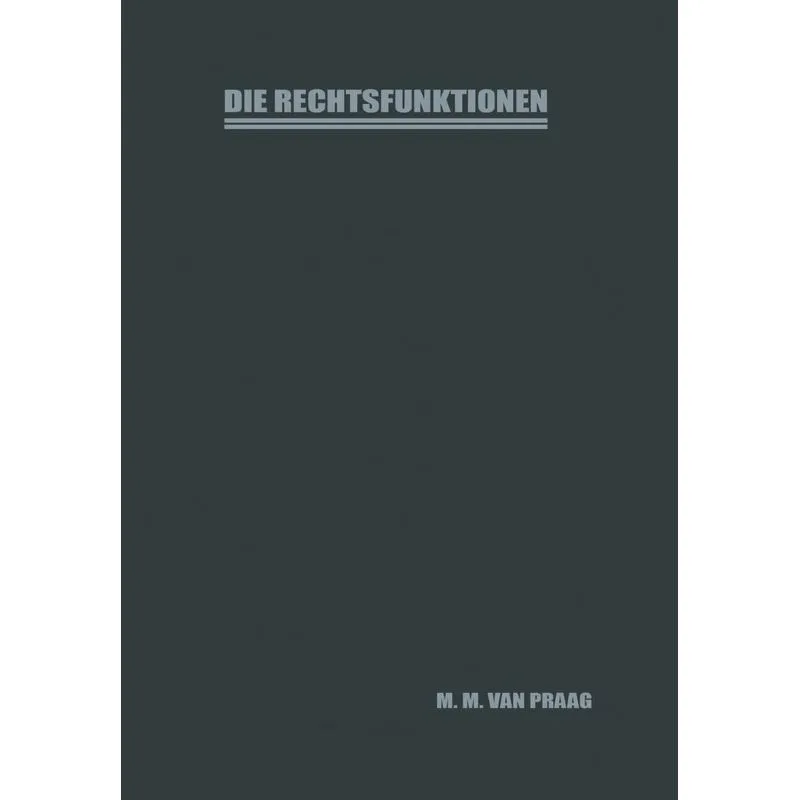 Die Rechtsfunktionen