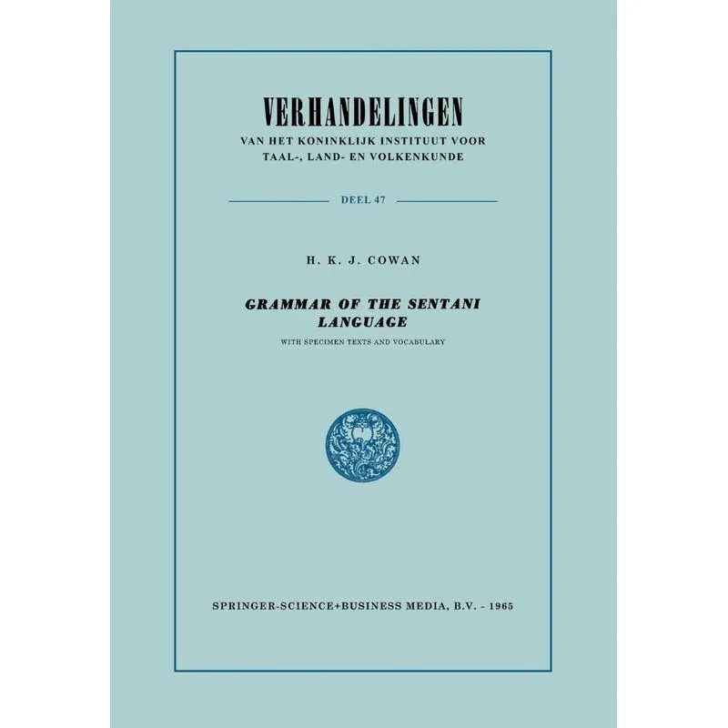 Grammar of the Sentani Language