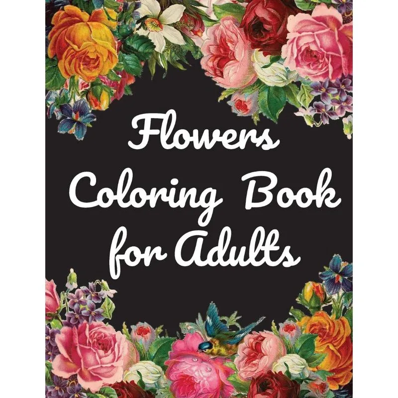 Flowers Coloring Book for Adults