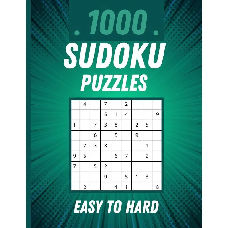 1000 Sudoku Puzzles Easy to Hard