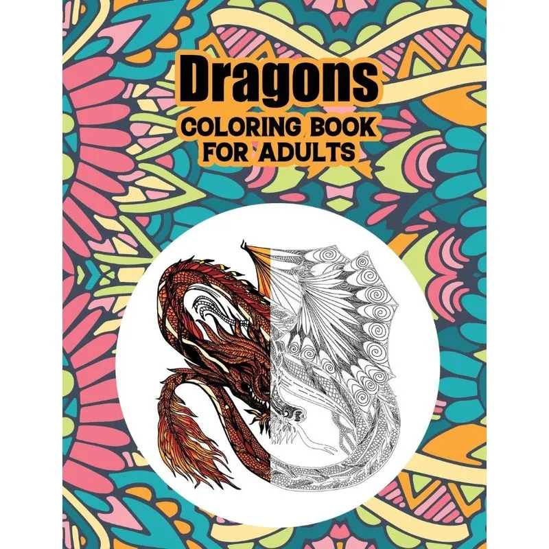 Dragons Coloring Book for Adults