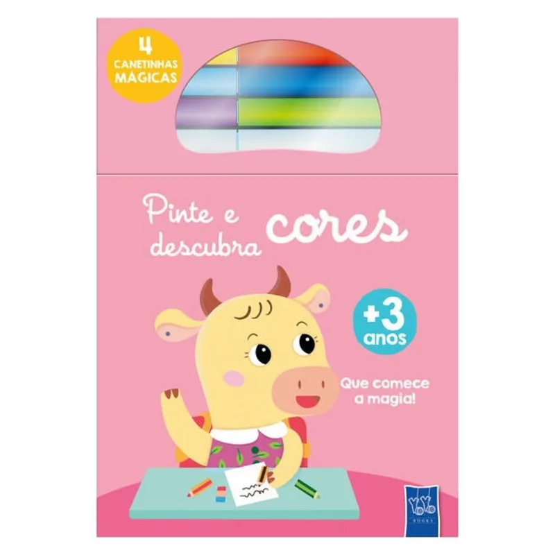 PINTE E DESCUBRA CORES: VACA