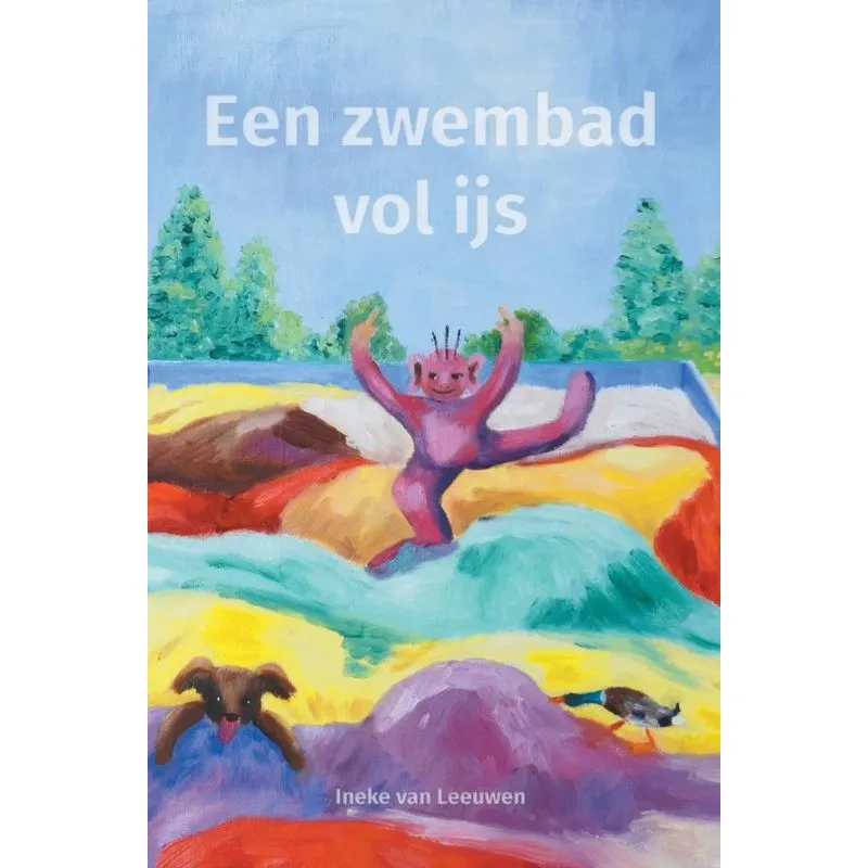 Een zwembad vol ijs